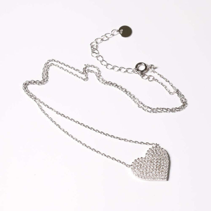 Collier Coeur - Argent