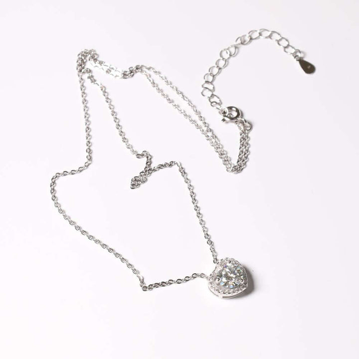 Collier Pendentif Coeur - Argent