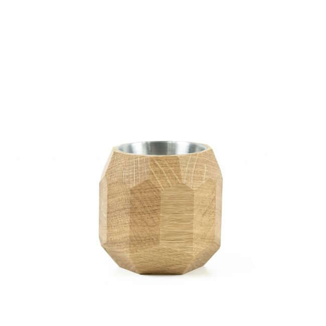Oak pen holder.