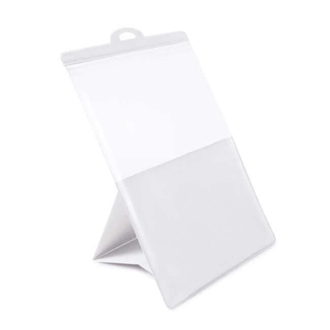 Transparent tablet case with stand