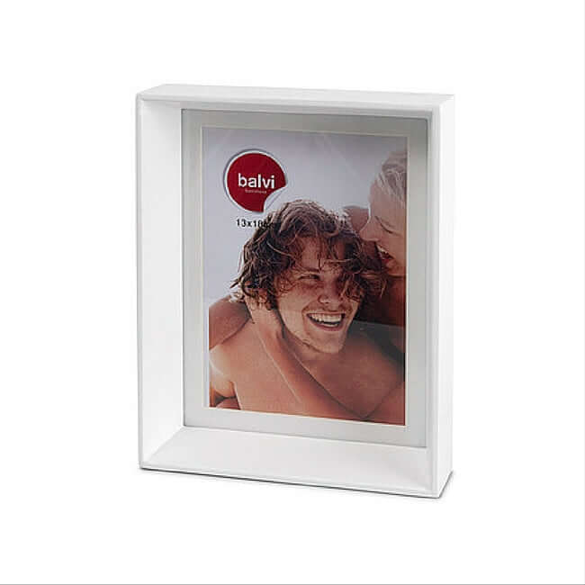 White picture frame.